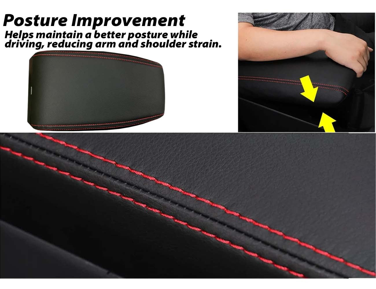 Universal Car Arm Console Box with ergonomic design, extra storage, and compatibility for most car models.
