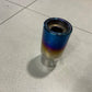 Universal Car HKS Muffler Exhaust Small Silencer Tip in Stainless Steel 4 with a stylish, durable, and sporty design.
