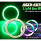 Universal Ring Headlight DRL Fog Light offering stylish design and high-performance lighting for enhanced visibility and safety.
