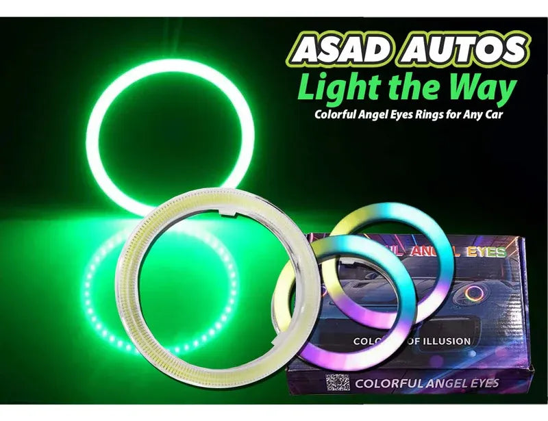 Universal Ring Headlight DRL Fog Light offering stylish design and high-performance lighting for enhanced visibility and safety.
