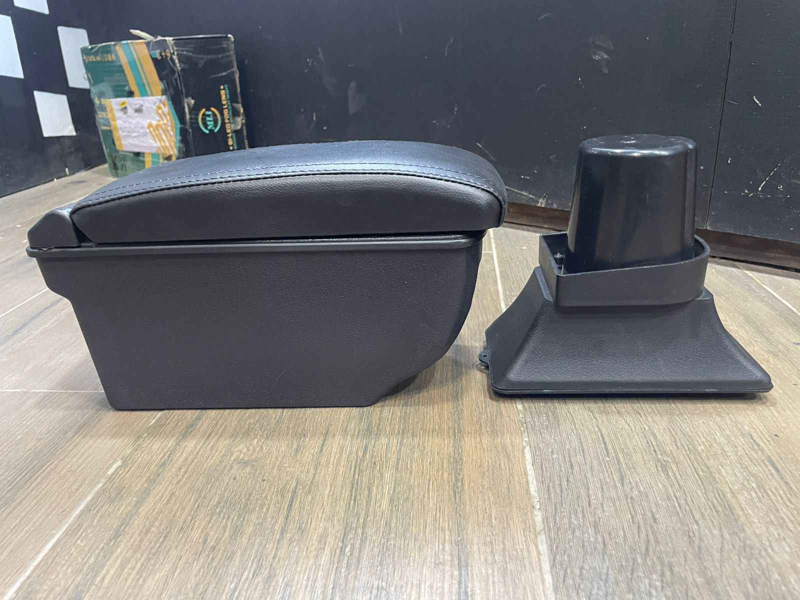 Universal arm rest console box – replacement armrest for car with cushion comfort