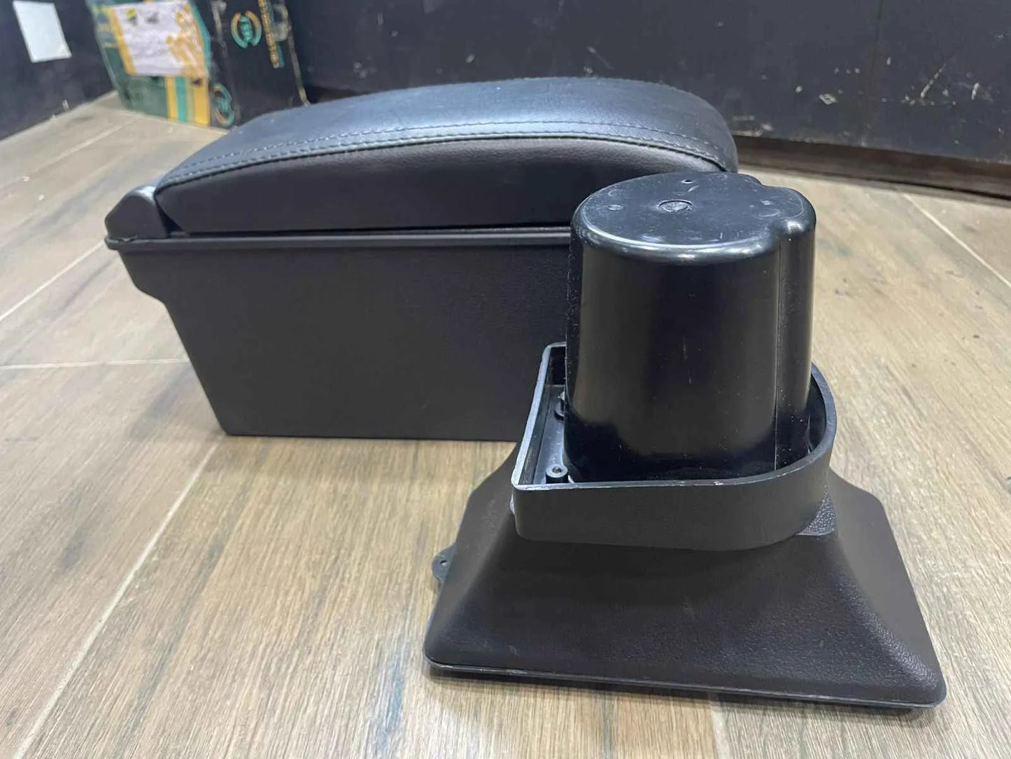 Universal arm rest console box – replacement armrest for car with cushion comfort