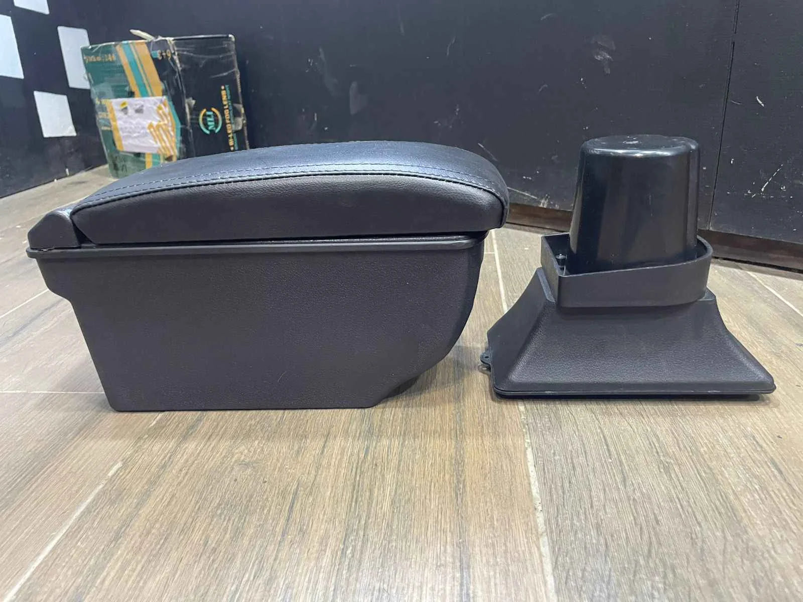 Universal arm rest console box – replacement armrest for car with cushion comfort
