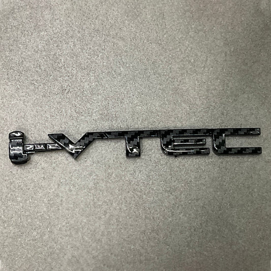 I-VTEC Logo Carbon Fiber Emblem Badge Decals Car Sticker for Honda