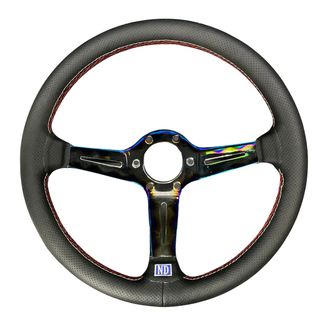 XT Racing 14 inch 350MM Titanium Steering Wheel