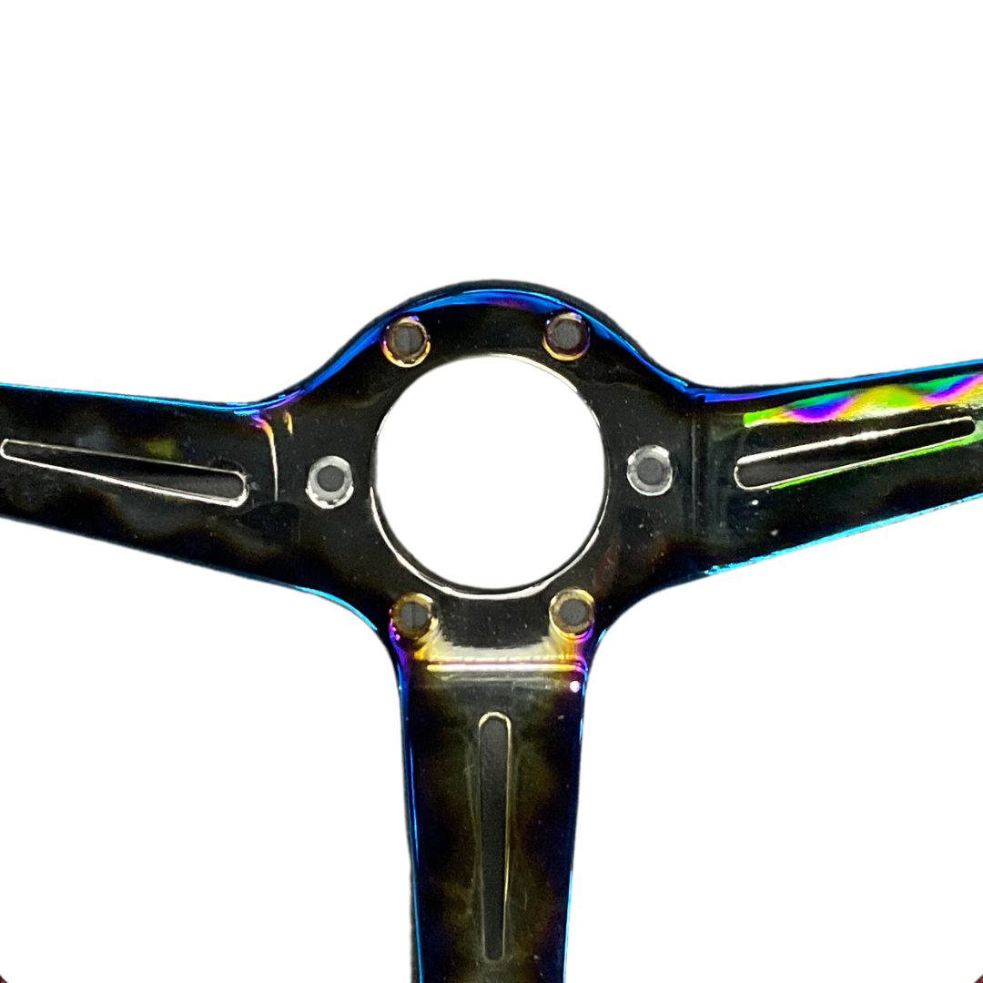 XT Racing 14 inch 350MM Titanium Steering Wheel