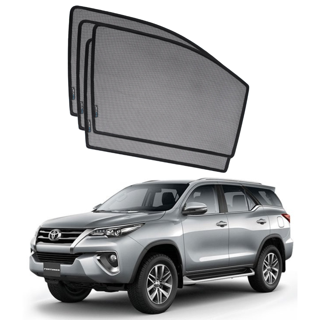 Quik Snap Window Sun Shades (Car Pardy) For Toyota Fortuner 2015-2023 SUV