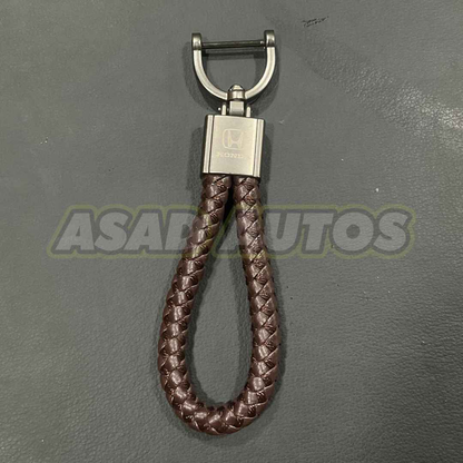 Durable and Stylish Car Key Chains/Rings for Honda - High-Quality Alloy and Microfiber Design