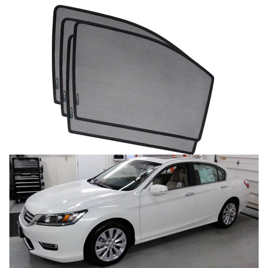 Quik Snap Window Sun Shades (Car Pardy) For Honda Accord 2013-2017 VIP Sedan