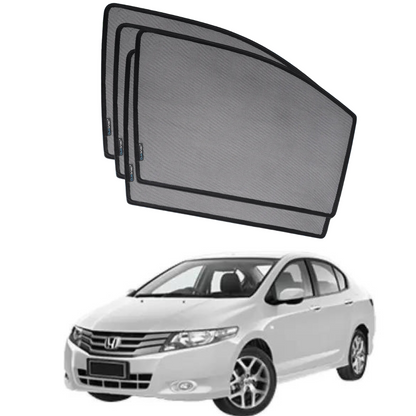 Quik Snap Window Sun Shades (Car Pardy) For Honda City 2009-2021 Sedan