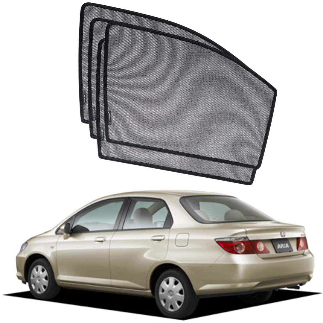 Quik Snap Window Sun Shades (Car Pardy) For Honda City 2006-2008 Sedan