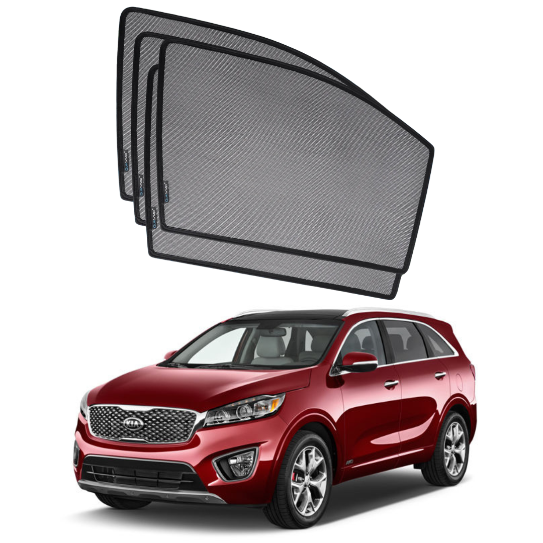 Quik Snap Window Sun Shades (Car Pardy) For Kia Sorento 2016-2023 SUV