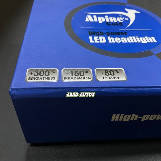 Alpine Gold Car LED Lights 1000 Watts