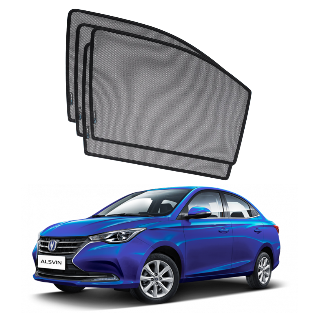 Quik Snap Window Sun Shades (Car Pardy) For Changan Alsvin 2020-2023 Sedan