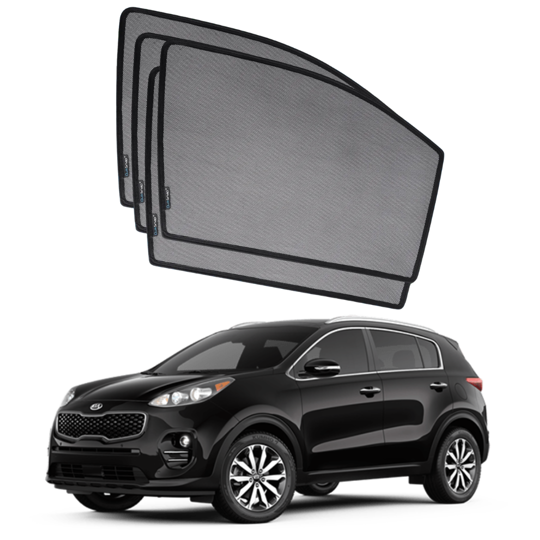 Quik Snap Window Sun Shades (Car Pardy) For Kia Sportage 2018-2023 Crossover