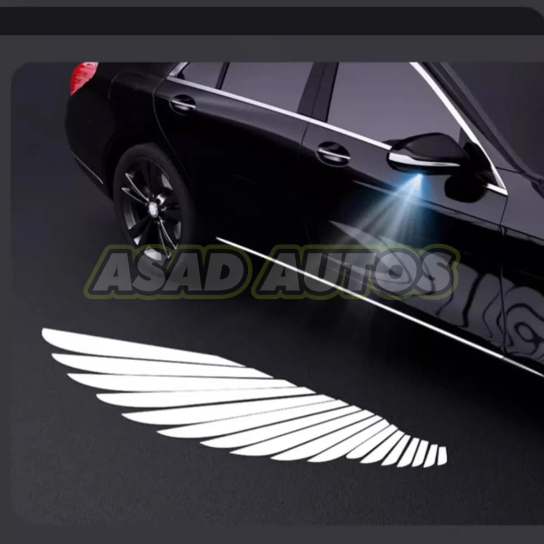 Universal 2 Pcs Car Door Projector Angel Wings Light: