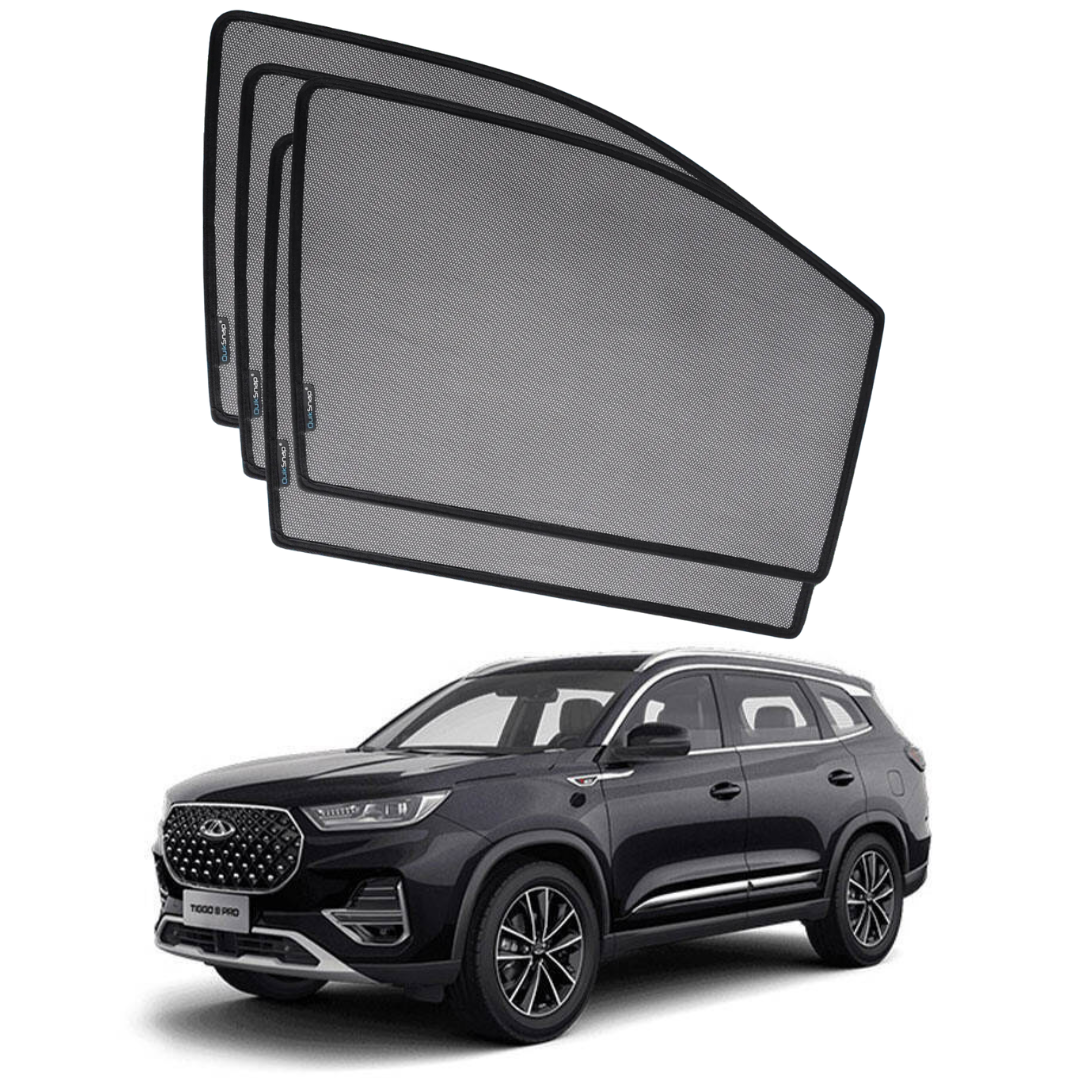 Quik Snap Window Sun Shades (Car Pardy) For Cherry Tiggo 8 Pro 2023 SUV