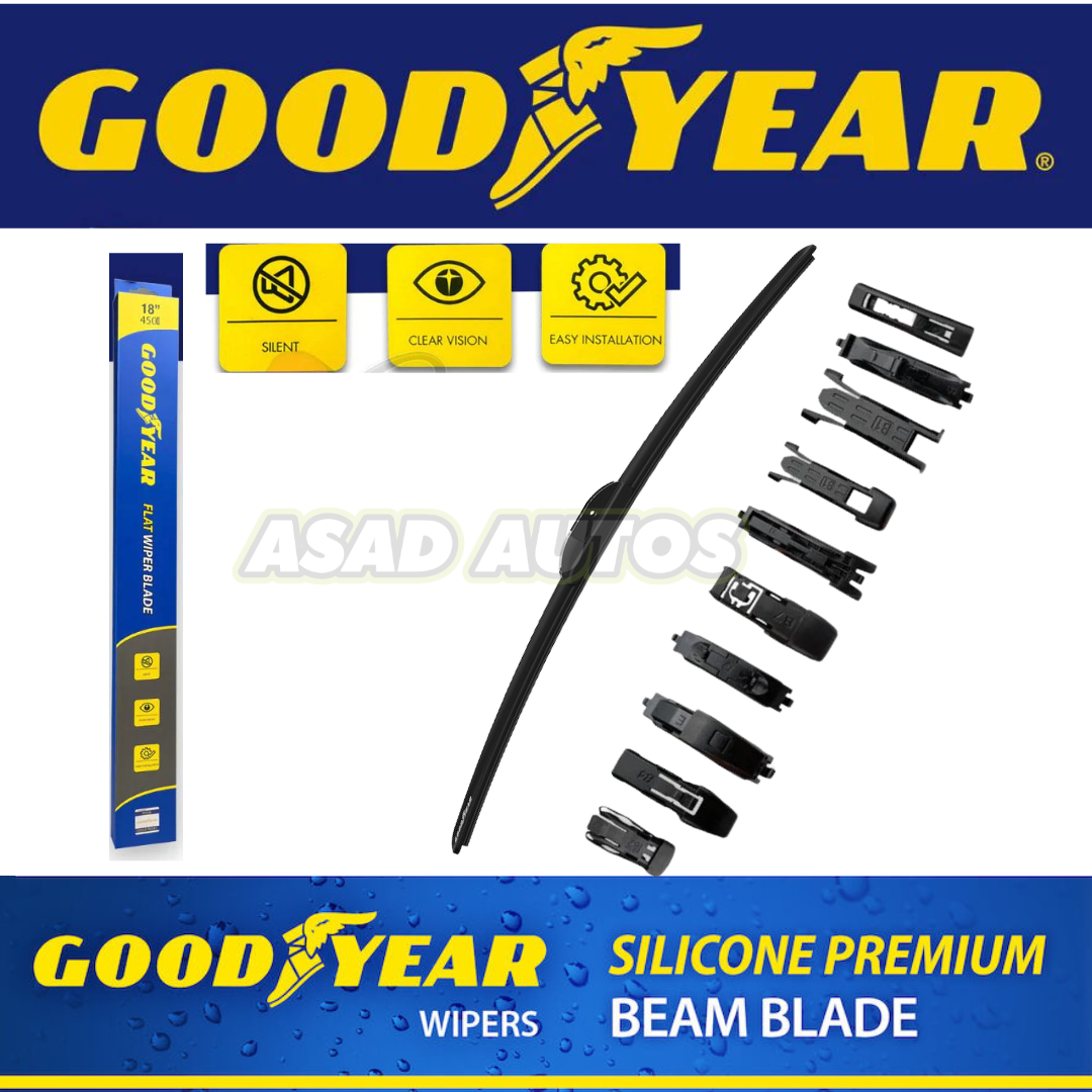 Goodyear Flat Silicone Wiper Blades For Honda Accord