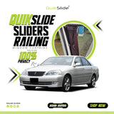 QuikSlide Sliders Railing Curtains for Toyota Mark II Gen9 X110 2000-2007