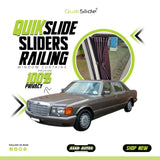 QuikSlide Sliders Railing Curtains for Mercedes-Benz S-Class W140 1992-1999