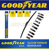 Goodyear Flat Silicone Wiper Blades for Toyota CHR 2016-2023