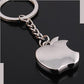 Set of 3 Creative Metal Apple Keychains