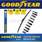 Goodyear Flat Silicone Wiper Blades For Toyota Platz 1999-2005