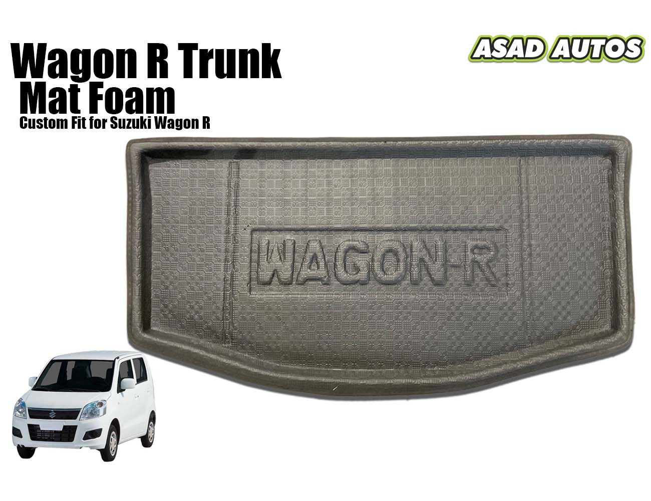 Wagon R Trunk Mat Foam - Custom Fit Cargo Protection for Suzuki Wagon R

