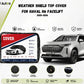 Weather Shield Top Cover for Haval H6 Facelift 2025–2026 featuring a vehicle-specific window guard design that helps protect against rain,
