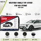 Weather Shield Top Cover for Kia Stonic 2022–2024 featuring a vehicle-specific window guard design that helps protect against rain