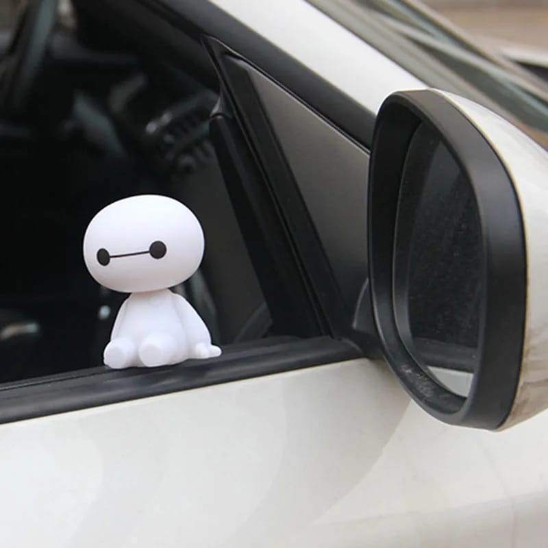 Disney Baymax Car Ornaments (Solar Car Shaking Head Doll Toy)