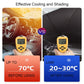 Car Umbrella Sun Shade Cover for Windshield UV Reflecting Foldable Front Car Sunshade Umbrella