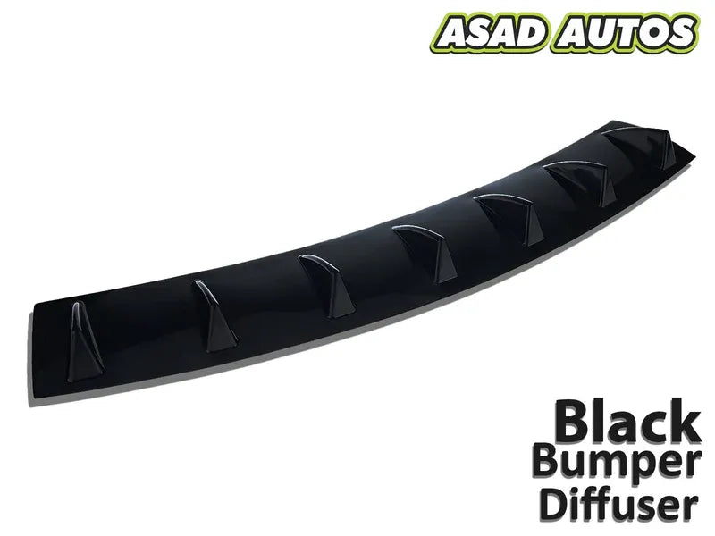 Sleek Black Bumper Diffuser for Toyota Corolla (2014-2024) | Stylish & Aerodynamic
