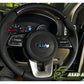 Premium bespoke steering cover in carbon fiber for Kia Sportage

