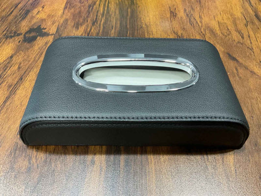 Tissue Box for Hyundai Santa Fe 2023–2025 – Premium Leather Car Tissue Holder