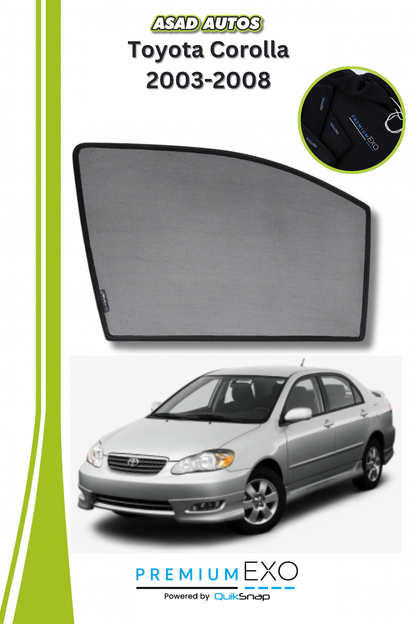 Window Sun Shades For Toyota Corolla 2003-2008
