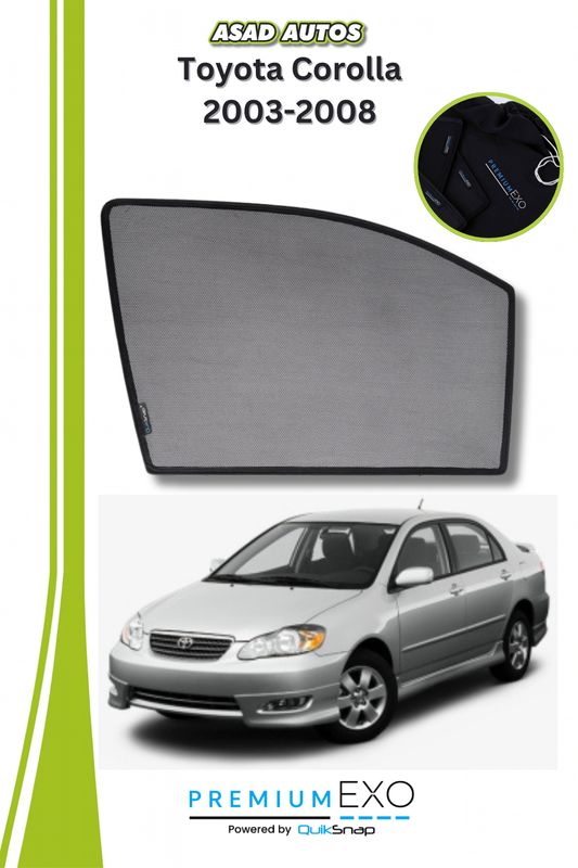 Window Sun Shades For Toyota Corolla 2003-2008