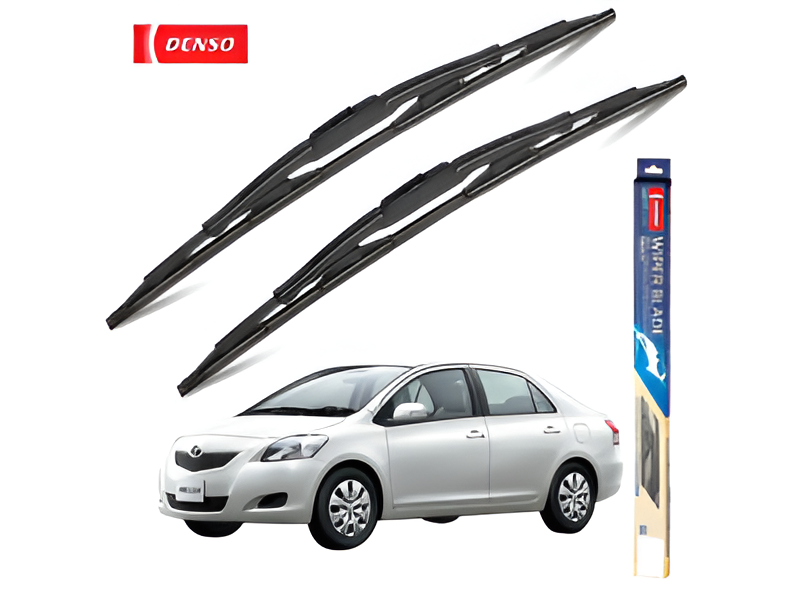 Wiper Blade Denso Standard Type for Toyota Belta – Reliable and Durable Windshield Cleaning
