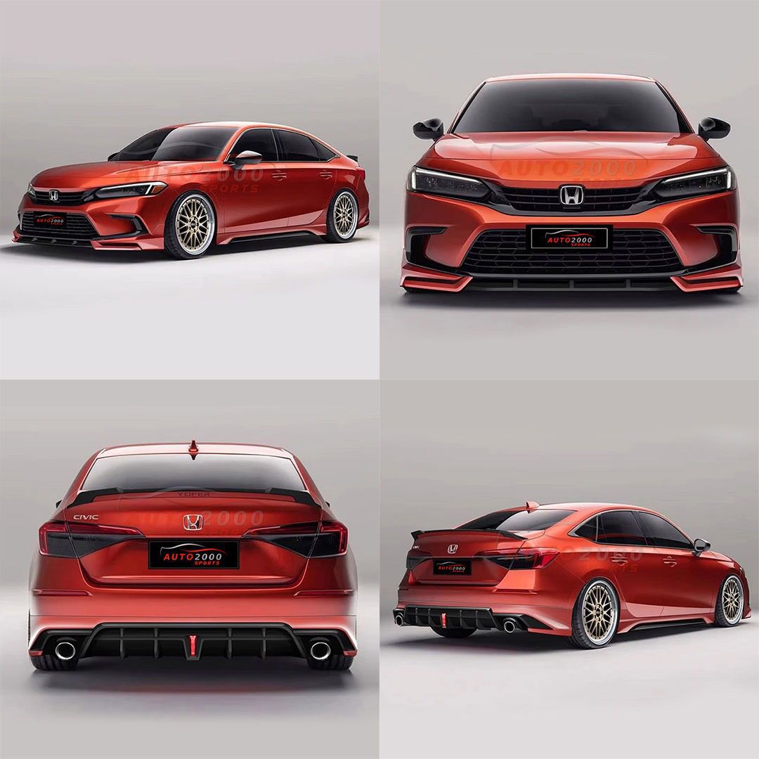 Yofer Style Body Kit for Honda Civic 2022-2025 – aerodynamic and sporty design for enhanced performance and style.