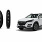 arbon Fiber Key Cover for Hyundai Tucson 2015-2024 smart key fob