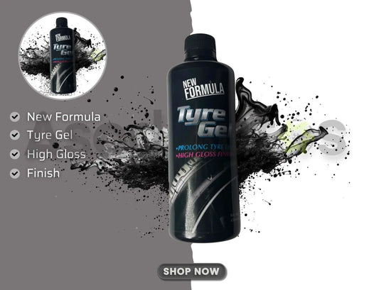 Asad Autos Tyre Gel High Gloss Tire Shine and Protection Gel for Cars SUVs and 4x4 Vehicles in Pakistan