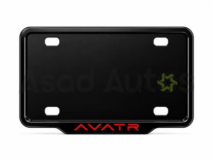 Vantiq custom number plate frame for AVATR 07 2026-2027