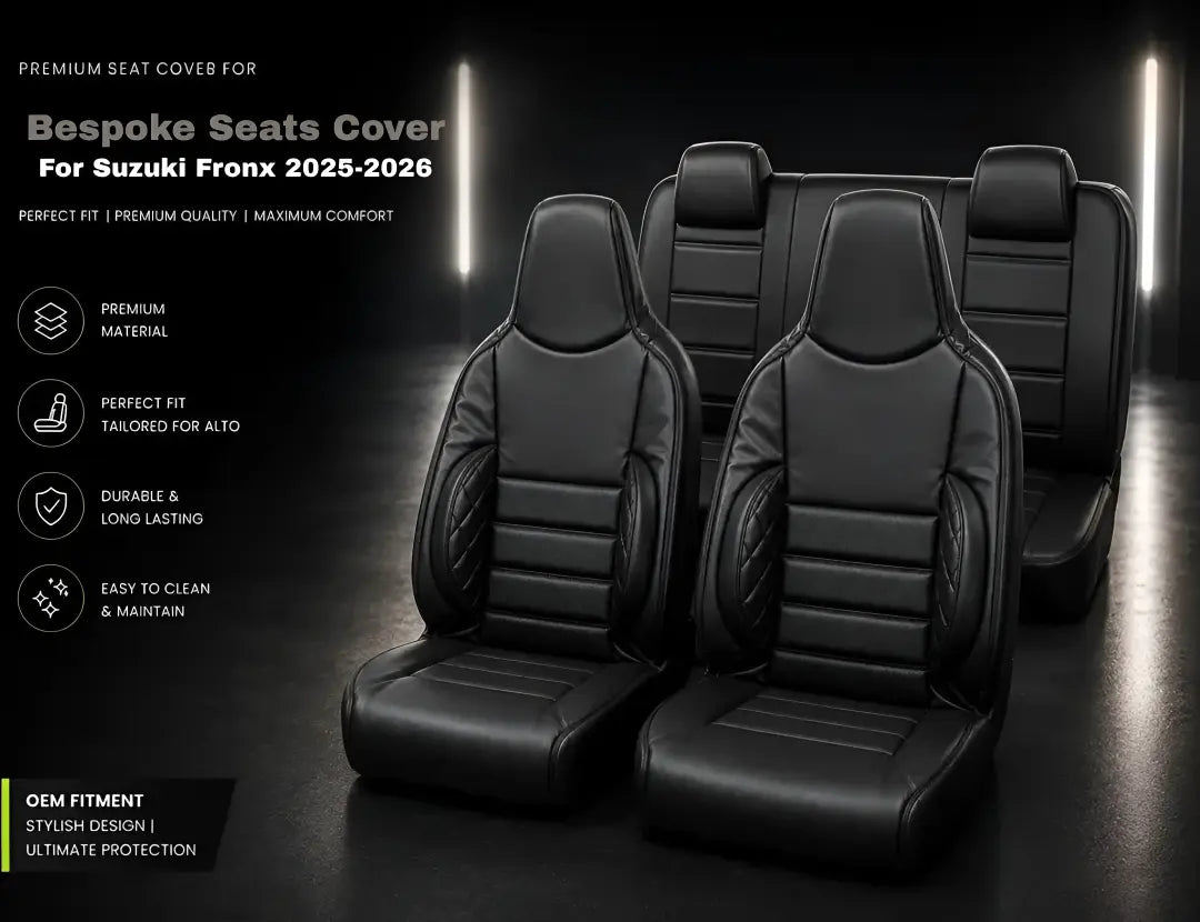 Bespoke Seat Covers for Suzuki Fronx 2025-2026 — Premium Custom-Fit Leather