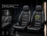 Bespoke premium leather seat covers with carbon fibre accents for Suzuki Fronx 2025-2026 - Asad Autos