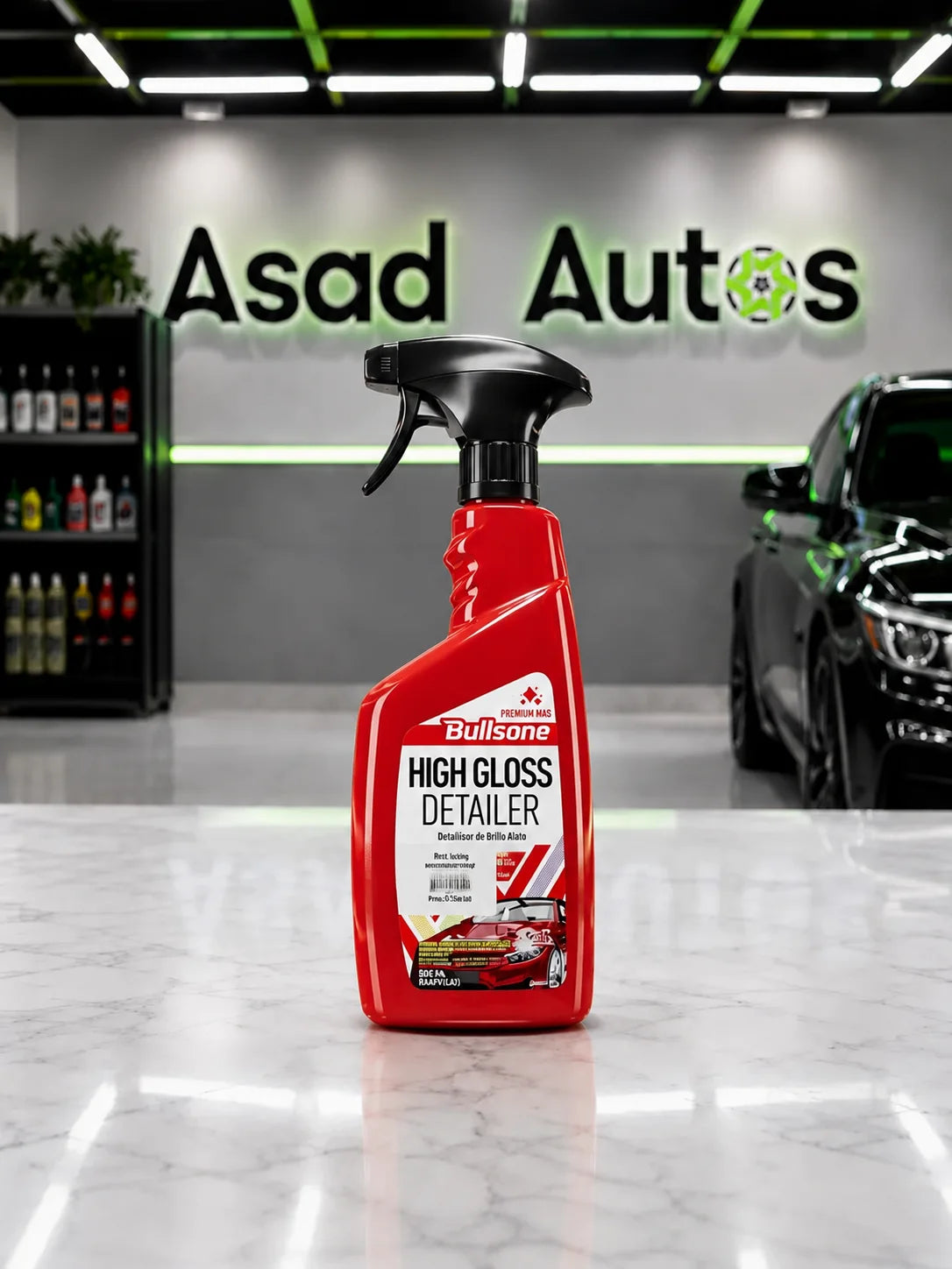 Bullsone High Gloss Detailer Spray for Instant Car Shine and Paint Enhancement in Pakistan by Asad Autos