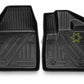 Front TPE floor mats for BYD Atto 2 driver and passenger side