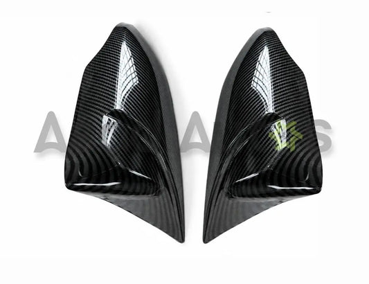 Carbon fiber side mirror covers pair for Changan Oshan X7 SUV - Asad Autos