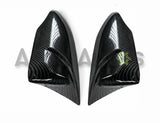 Carbon fiber side mirror covers pair for Changan Oshan X7 SUV - Asad Autos