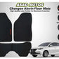 Custom-fit latex rubber floor mats for Changan Alsvin 2021-2024 with waterproof all-weather protection and non-slip surface
