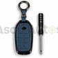 5D Zinc Leather Key Cover for Toyota Revo